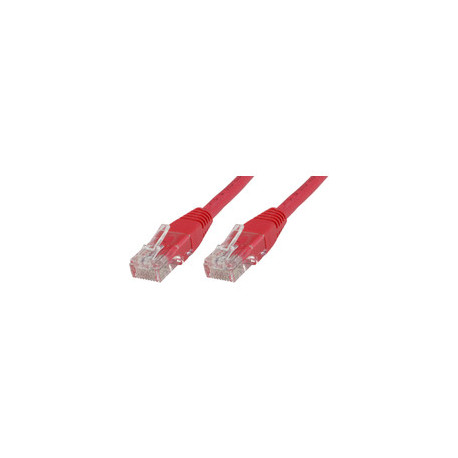 MicroConnect U/UTP CAT6 0.5M Red PVC Reference: B-UTP6005R