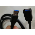 MicroConnect USB 3.0 A-A 1.8 m M-F, Black Référence: W128986183