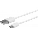 eSTUFF MicroUSB Cable 1m White Reference: ES603007