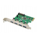 MicroConnect USB 3.0 4 port PCIe card Reference: MC-USB3.0-T4B