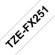 Brother TZE-FX251 FLEXI-TAPE LAM. 