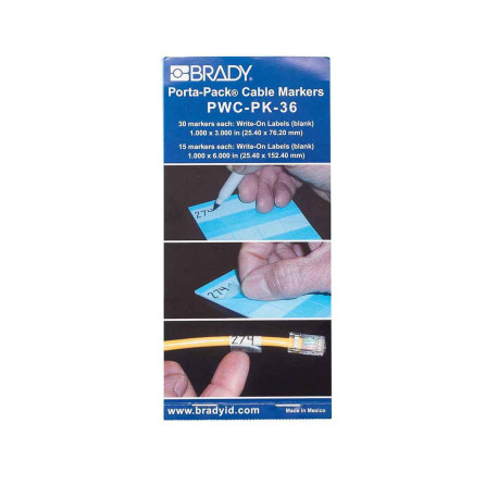 Brady Porta-Pack Wire Marker Books Référence: W126058014