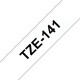 Brother TZE141 18MM BLACK ON CLEAR 