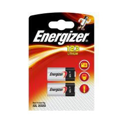 Energizer CR123/CR123A single Use 2 pack Reference: 628289