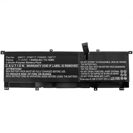 CoreParts Laptop Battery for Dell Reference: W125873156