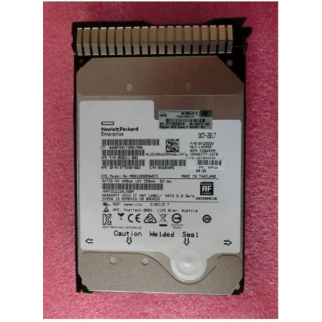 Hewlett Packard Enterprise DRV HDD 12TB 7.2K LFF SATA Reference: 882400-001