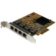 StarTech.com 4-PORT PCIE GIGABIT NIC Reference: ST1000SPEX43