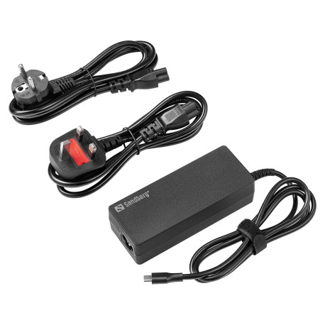 Sandberg USB-C AC Charger PD100W EU+UK Référence: 135-84