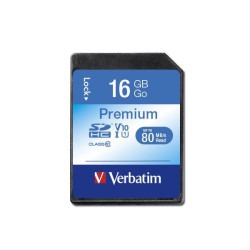Verbatim 16 GB Secure Digital Card Référence: 43962