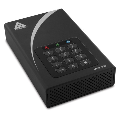 Apricorn 6TB Aegis Padlock DT Secure Référence: ADT-3PL256-6000