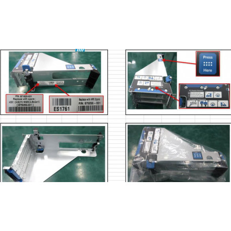 Hewlett Packard Enterprise PCI riser cage Reference: 875056-001-RFB