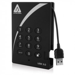 Apricorn HDD 2TB Encrypted USB 3.0 Reference: A25-3PL256-2000