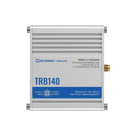 Teltonika Networks TRB140 WITH HOUSING, UK PSU Référence: W128310675