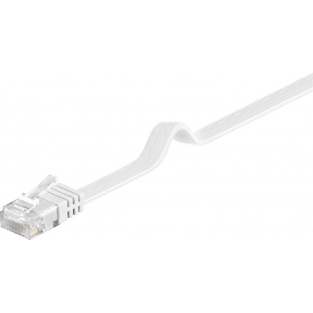 MicroConnect U/UTP CAT6 2M White Flat Reference: V-UTP602W-FLAT
