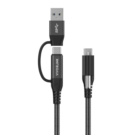 Vivolink USB-C Cable two in one 1,5m Reference: W128341084
