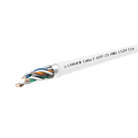 Lanview Cat6a F-UTP 4x2xAWG23 LSZH Référence: W128844537