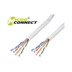 MicroConnect U/UTP CAT6 100m, Grey, PVC Ref: KAB004-100C