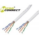 MicroConnect U/UTP CAT6 100m, Grey, PVC Ref: KAB004-100C