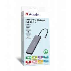 Verbatim USB-C Pro Multiport Hub 13 Reference: W128869176