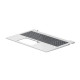 HP Top Cover W/Keyboard BL INTL Référence: W128952982