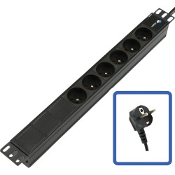 Lanview POWER STRIP 19 - 6 WAYS - 1U Référence: W128318531
