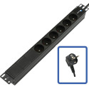 Lanview POWER STRIP 19 - 6 WAYS - 1U Référence: W128318531