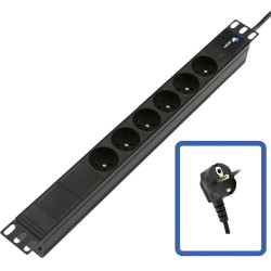 Lanview POWER STRIP 19 - 6 WAYS - 1U Référence: W128318533