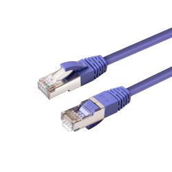 MicroConnect S/FTP CAT6 0.5m Purple LSZH Reference: SSTP6005P