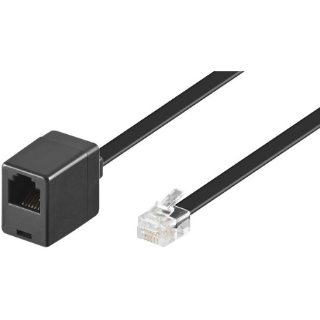 MicroConnect Modular Straight RJ12 6C/6P 3m Référence: MPK103FB