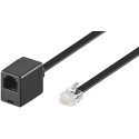 MicroConnect Modular Straight RJ12 6C/6P 3m Référence: MPK103FB