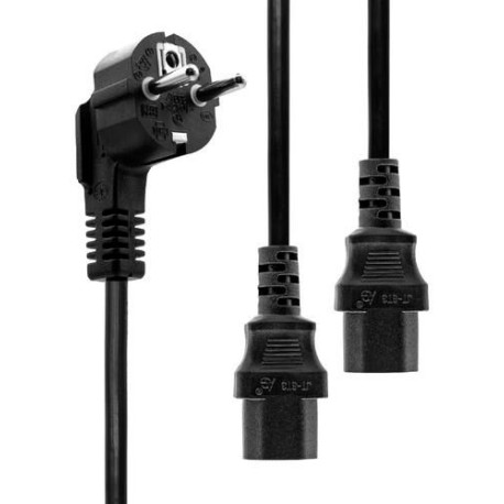 MicroConnect Power Y-Cord 3m IEC320, Black Référence: PE011330