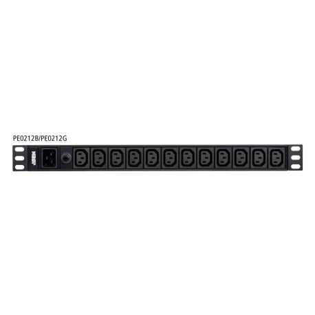 Aten 1U 16A 12Port Basic PDU Référence: PE0212G-AT-G
