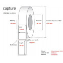 Capture Label 100x50, Core 40, Reference: CA-LB3014