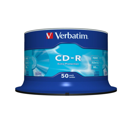 Verbatim CD-R 52X Extra Protect. 700MB Référence: 43351