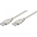MicroConnect USB2.0 A-A 0,5m M-M, Grey Reference: USBAA05
