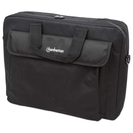 Manhattan 15.4 Notebook Briefcase Black Reference: 438889