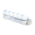 E-Line Stikdåse 5R Hvid M/J 5 Meter Référence: W128374224