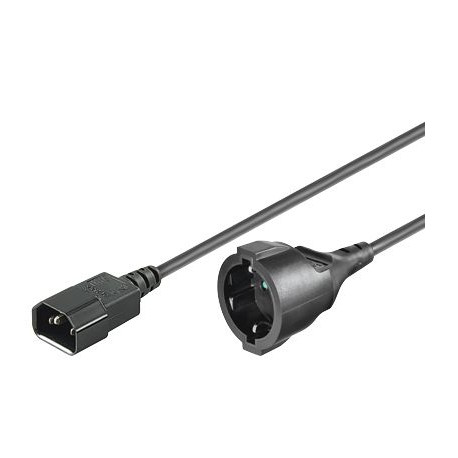 MicroConnect Power Cord C14 -Schuko M-F Reference: PE130200