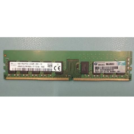 HP MEMORY DIMM 8GB PC4-2133P-E Référence: 823170-001