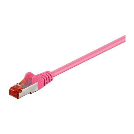 MicroConnect S/FTP CAT6 0.5m Pink LSZH Reference: SSTP6005PI