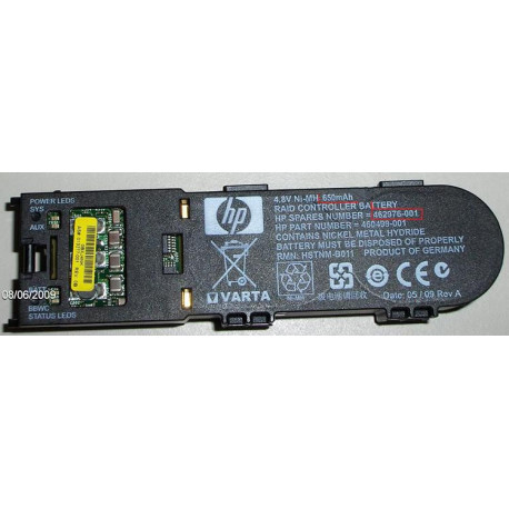 HP 4.8V 650mAh BBWC Battery Pack Référence: W127213129 