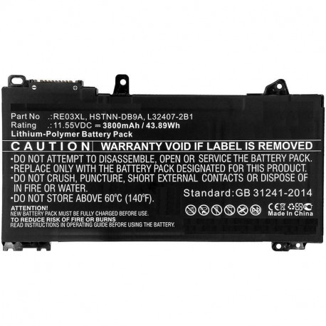 CoreParts Laptop Battery for HP Reference: W125873165
