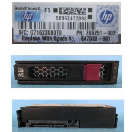 Hewlett Packard Enterprise DRV HDD 6TB 6G 7.2K 3.5 Reference: 847033-001