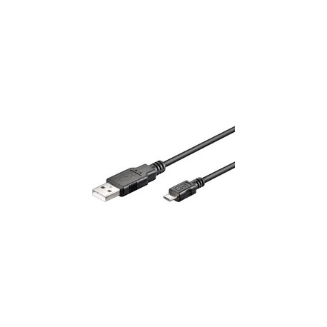 MicroConnect Micro USB Cable, Black, 5m Reference: USBABMICRO5