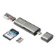PNY Card reader USB C / USB Référence: R-TC-UA-3N1E01-RB