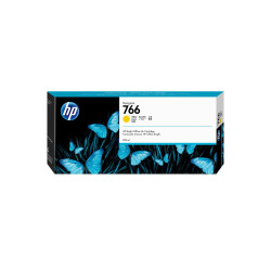HP Yellow Ink Crtg 300ml, 766, Référence: P2V91A