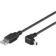 MicroConnect USB A - Mini USB Angled B 5P Reference: USBAMB52A