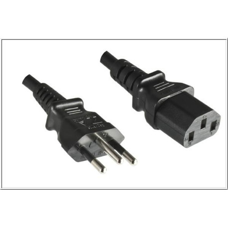 MicroConnect Power Cord Brazil to C13 1.8m Reference: PE010418BRAZIL