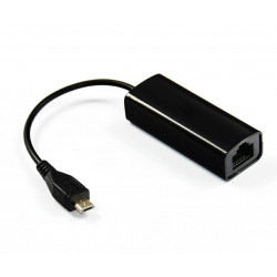 MicroConnect USB MICRO to Ethernet, Black Reference: USBMICROETHBB