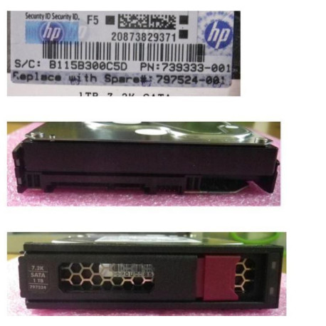 HP DRV HD 1TB 6G 7.2K 3.5 SATA LP Référence: W129126836